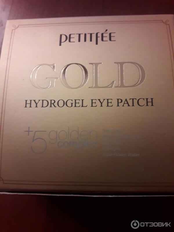 Гидрогелевые патчи Petitfee Gold Hydrogel Eye Patch фото