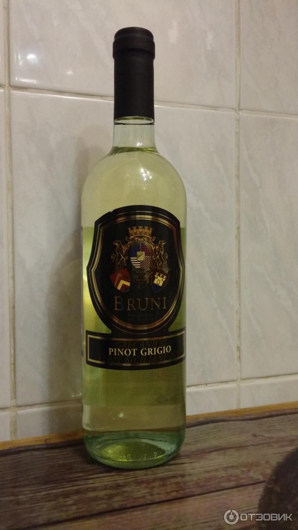 Вино белое сухое Bruni Pinot Grigio фото