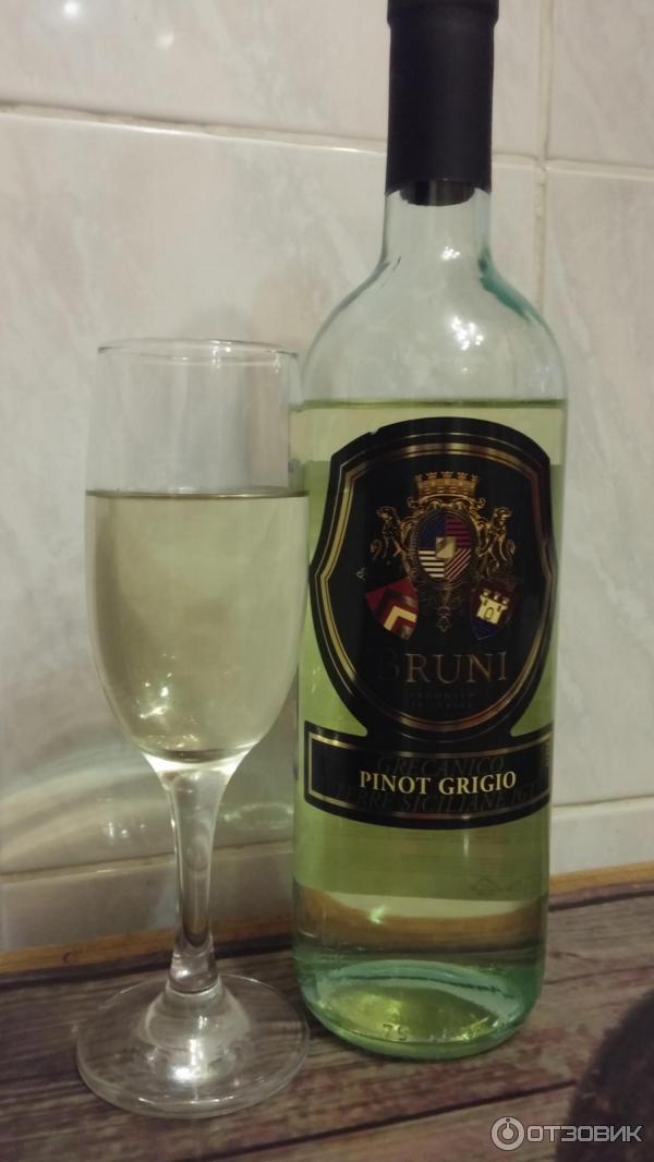 Вино белое сухое Bruni Pinot Grigio фото