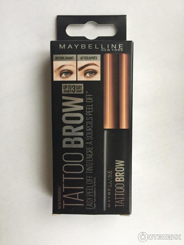 Тинт для бровей Maybelline tattoo brow фото