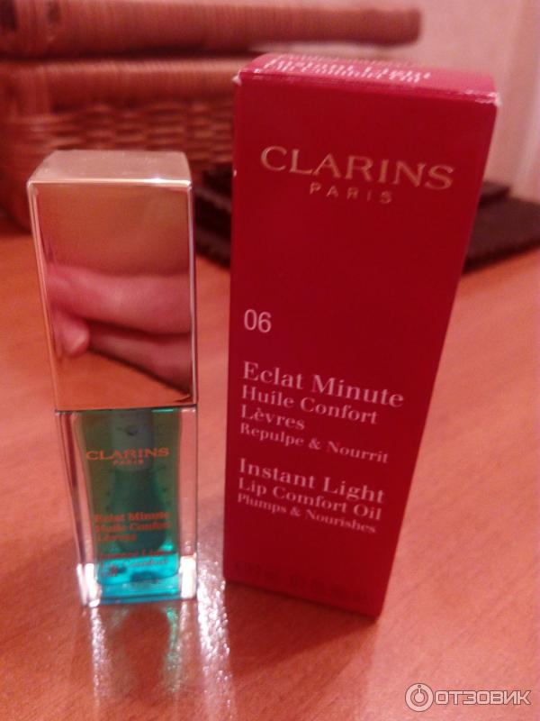 Масло для губ Clarins Eclat Minute Huile Confort Levres фото