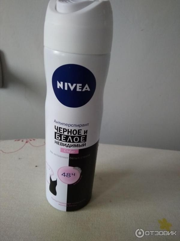 Антиперспирант-спрей Nivea Невидимая защита для черного и белого фото