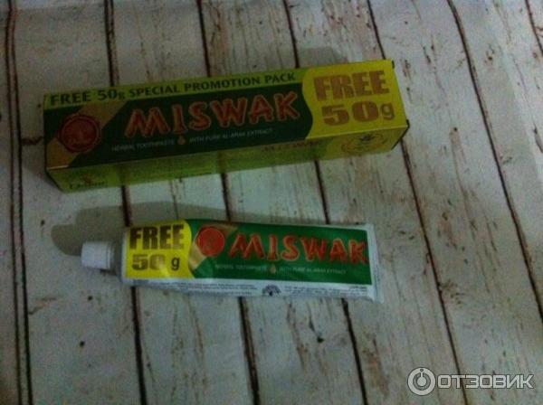 Натуральная зубная паста Dabur Miswak фото