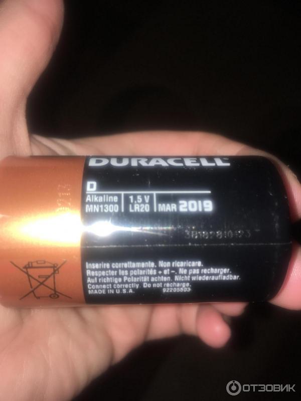 Аккумуляторные батарейки Duracell фото