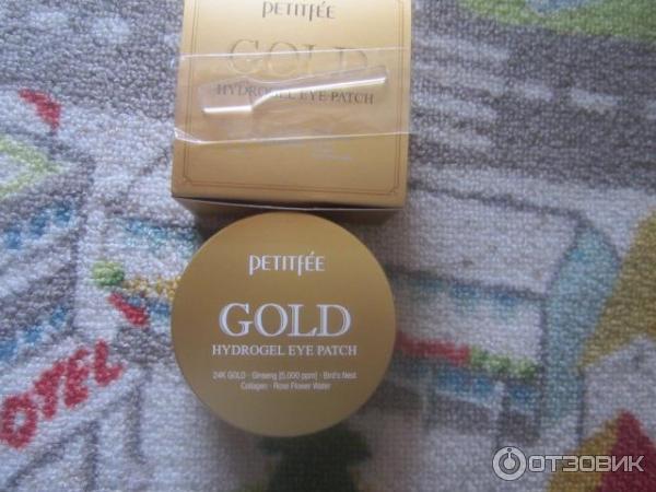 Гидрогелевые патчи Petitfee Gold Hydrogel Eye Patch фото