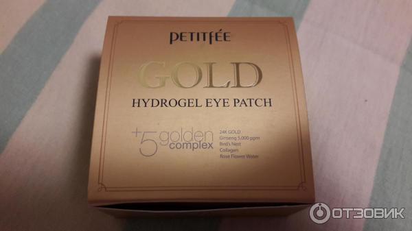 Гидрогелевые патчи Petitfee Gold Hydrogel Eye Patch фото