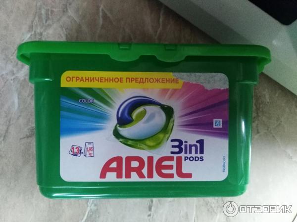 Капсулы для стирки Ariel Pods фото