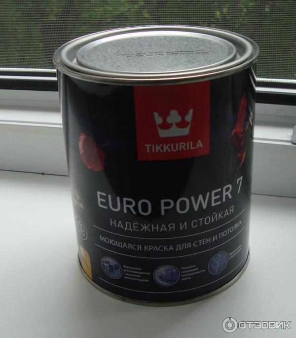 Euro 7 tikkurila для потолка. Краска Tikkurila Euro Power-7. Tikkurila Euro Power 7, RAL 3020.