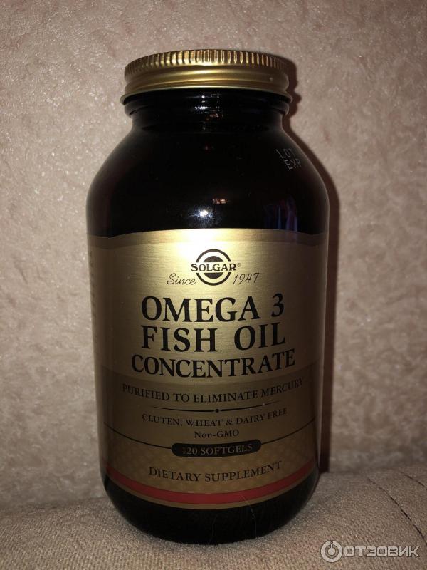 БАД SOLGAR OMEGA 3 FISH OIL CONCENTRATE фото