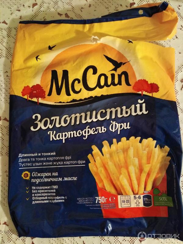 Картофель фри McCain Золотистый фото