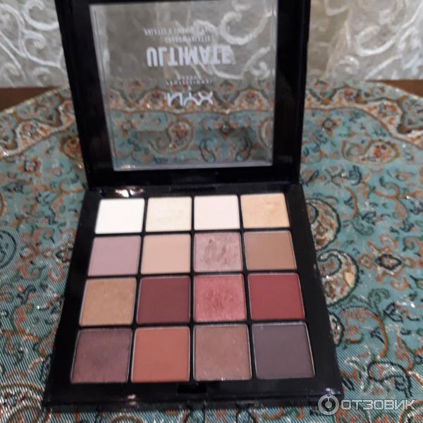 Палетка теней для век NYX Ultimate Shadow Palette - Warm Neutrals фото