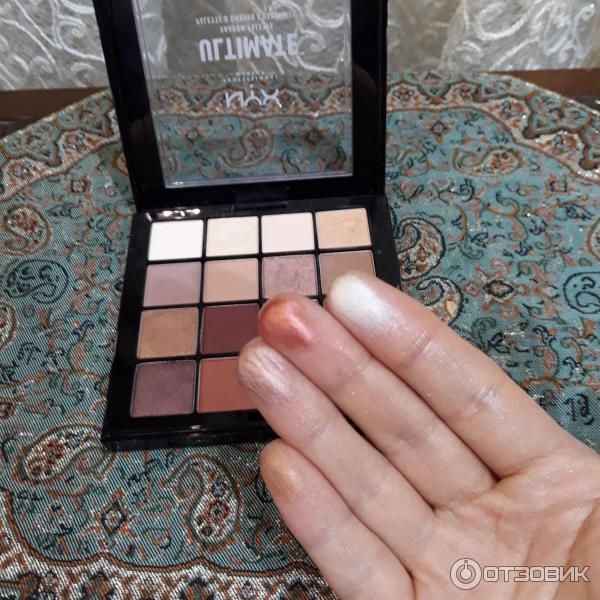 Палетка теней для век NYX Ultimate Shadow Palette - Warm Neutrals фото