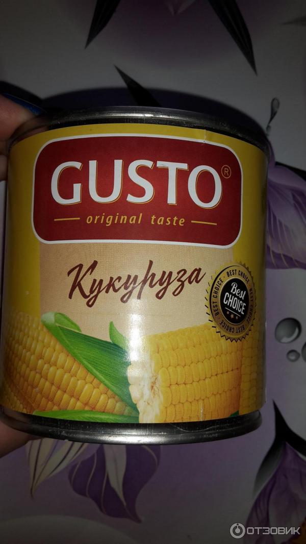 Кукуруза сладкая Gusto фото