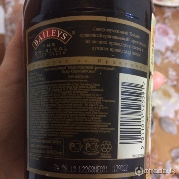 Ликер Baileys Оригинальный сливочный фото