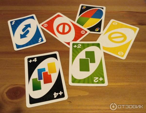 Настольная карточная игра UNO фото