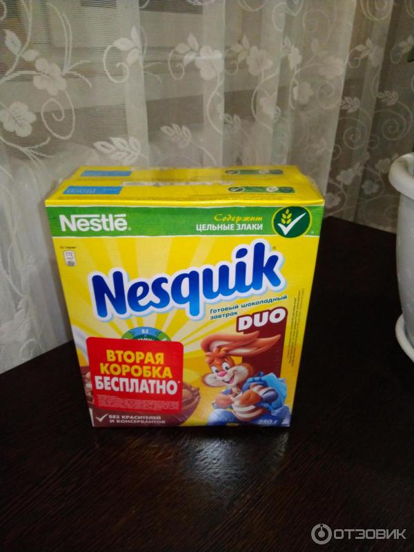 Готовый завтрак Nesquik Duo Nestle фото