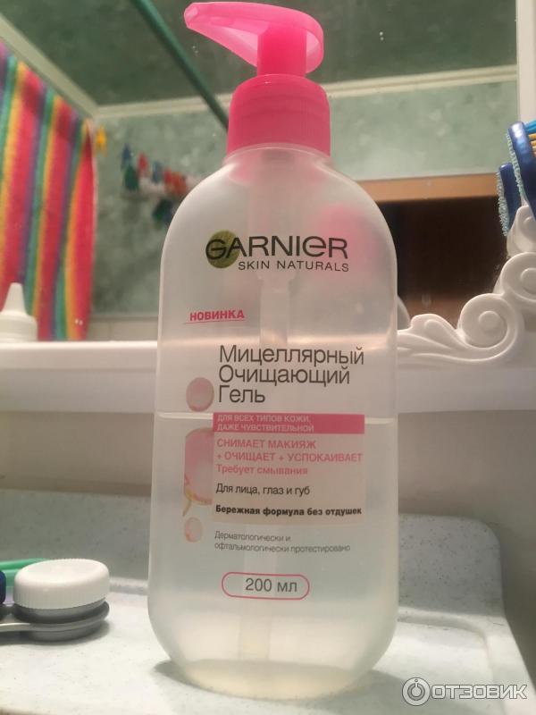 Мицеллярный очищающий гель Garnier Skin Naturals фото