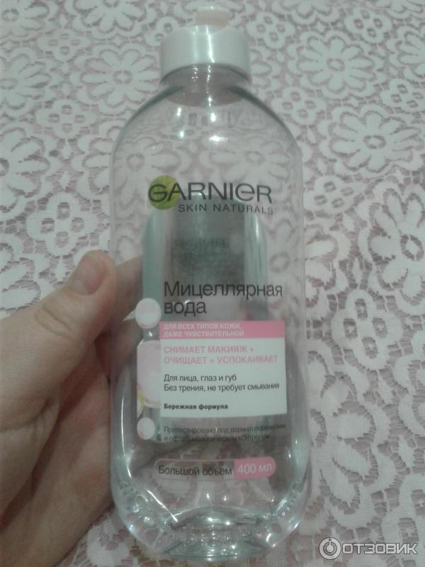 Мицеллярная вода для снятия макияжа с глаз Garnier фото