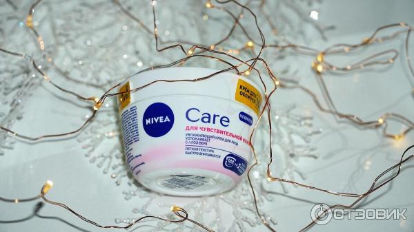 Крем для тела для чувствительной кожи Nivea care с алоэ вера фото