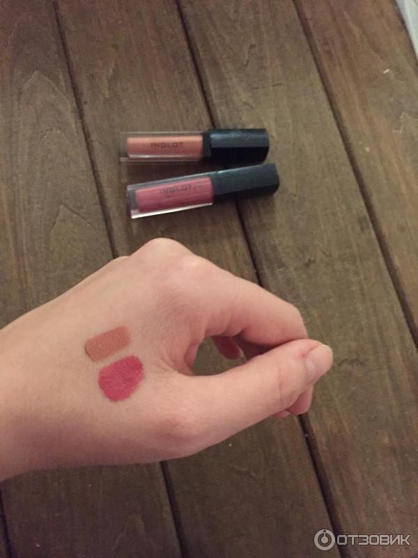 Матовая помада Inglot Lip Tint Matte фото