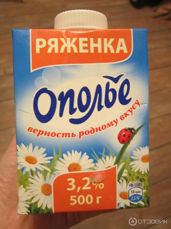 Ряженка Ополье 3,2% фото