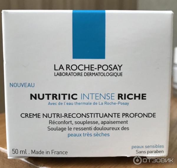 Питательный крем для глубокого восстановления кожи лица La Roche-Posay Nutritic Intense Riche фото