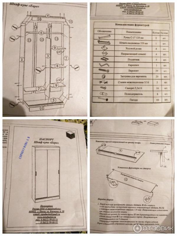 Самостоятельная сборка шкафа-купе