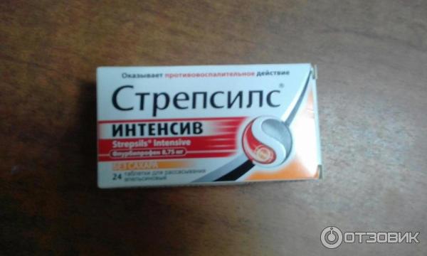 Таблетки для рассасывания Strepsils Intensive без сахара фото