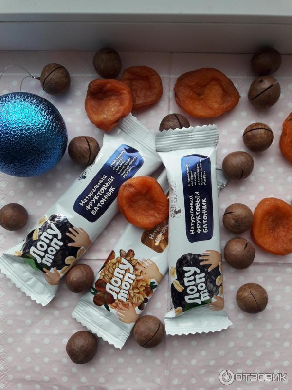 Натуральный фруктовый батончик Лопутоп фото