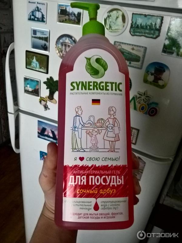 Гель для мытья посуды Synergetic Сочный арбуз фото