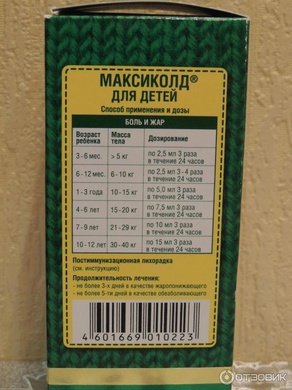 Максиколд От Отита Цена