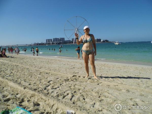 Пляж Dubai Marina beach (ОАЭ, Дубай) фото