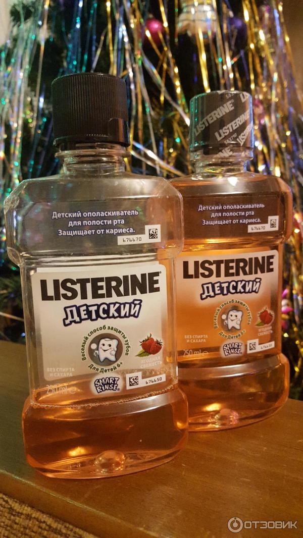 Ополаскиватель для полости рта Listerine Детский фото