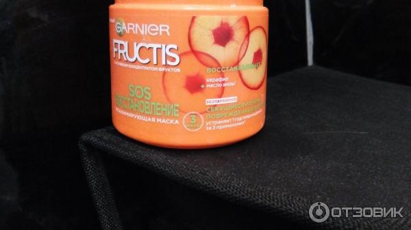 Реанимирующая маска для волос GARNIER FRUCTIS SOS восстановление и уход фото